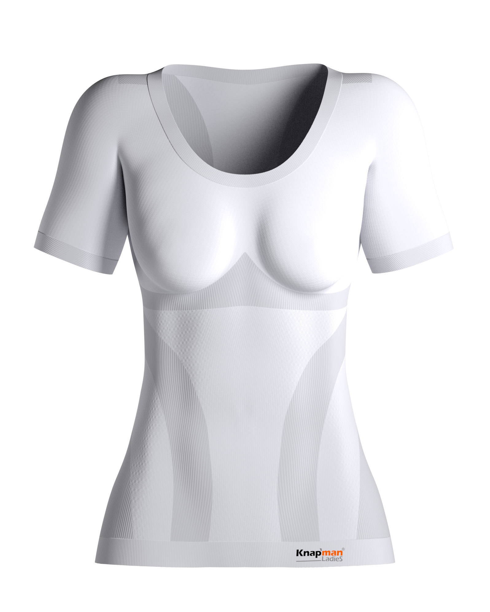 Knapman Women's Zoned Compression Roundneck Invisible Shirt - Roundneck -  Knapman Compression Shirts - women - NIEUWE STRUCTUUR