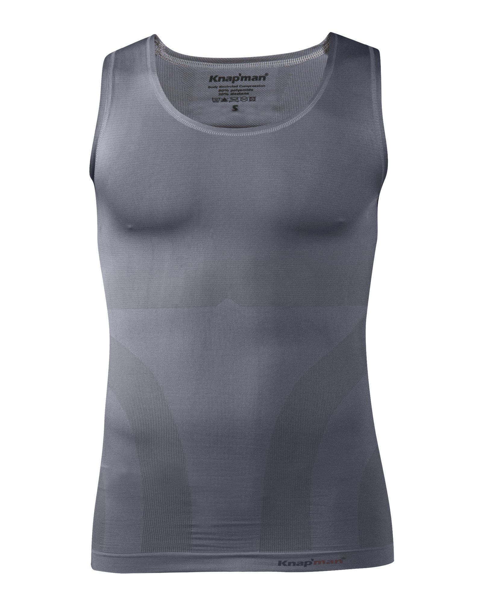 Knapman Men's Compression Tank-top grey - Tanktop - Knapman